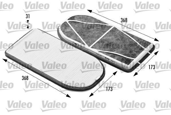 Filtre, air de l'habitacle CLIMFILTER PROTECT