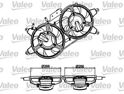 Ventilateur, refroidissement du moteur