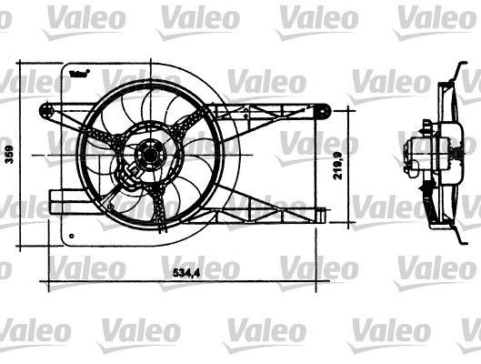 Moteur électrique, ventilateur pour radiateurs