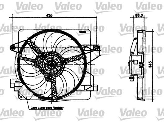 Moteur électrique, ventilateur pour radiateurs