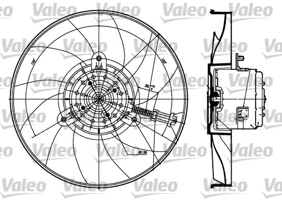 Ventilateur, refroidissement du moteur