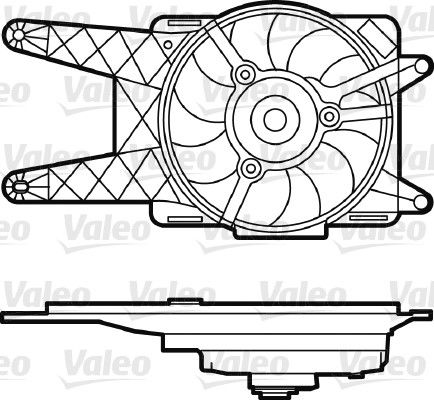 Moteur électrique, ventilateur pour radiateurs