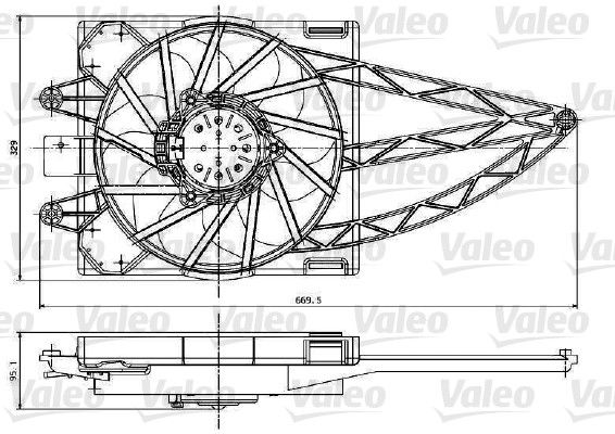 Ventilateur, refroidissement du moteur