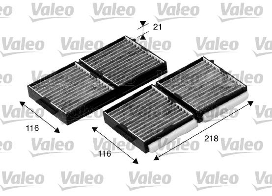 Filtre, air de l'habitacle CLIMFILTER PROTECT