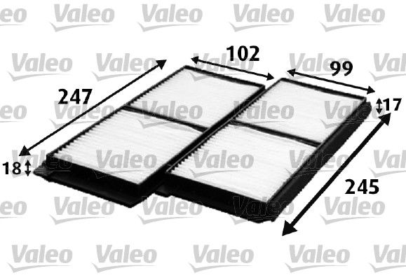 Filtre, air de l'habitacle CLIMFILTER COMFORT