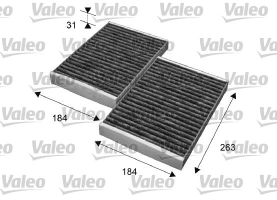 Filtre, air de l'habitacle CLIMFILTER PROTECT