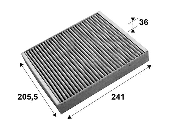 Filtre, air de l'habitacle CLIMFILTER PROTECT