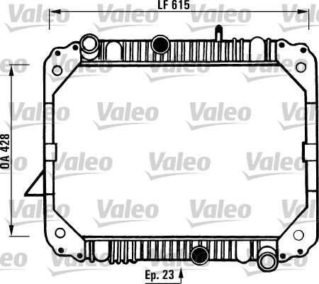 Radiateur, refroidissement du moteur PIÈCE NEUVE