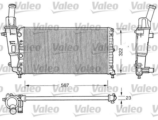 Radiateur, refroidissement du moteur