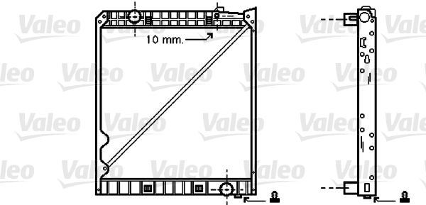 Radiateur, refroidissement du moteur PIÈCE NEUVE