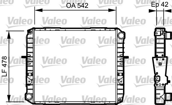 Radiateur, refroidissement du moteur NEW ORIGINAL PART