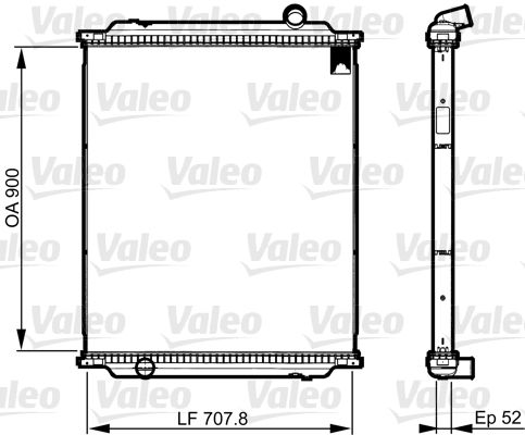 Faisceau de radiateur, refroidissement du moteur PIÈCE NEUVE