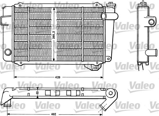 Radiateur, refroidissement du moteur