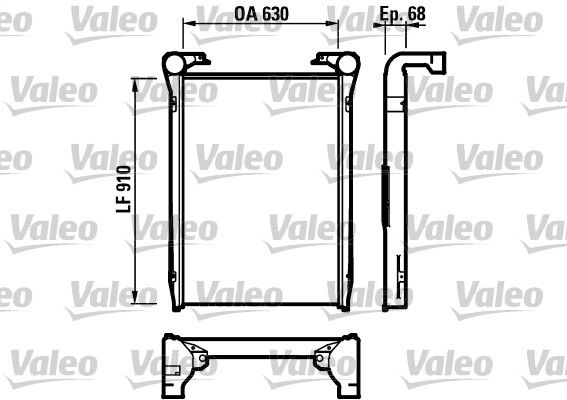 Intercooler, échangeur NEW ORIGINAL PART