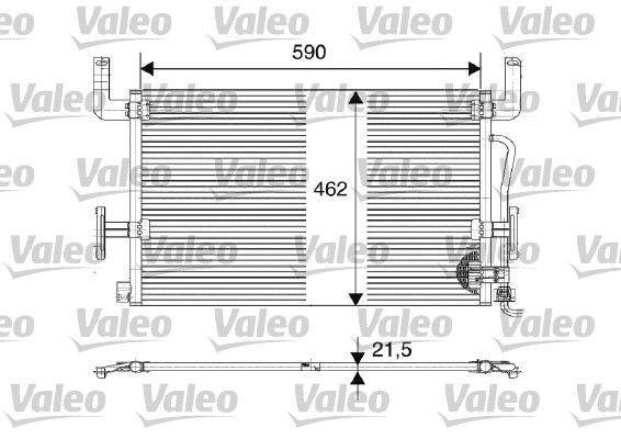 Condenseur, climatisation NEW ORIGINAL PART