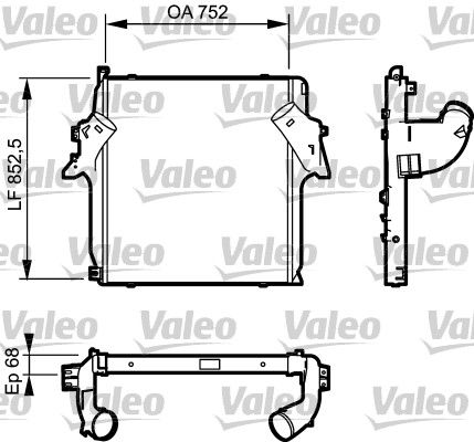 Intercooler, échangeur NEW ORIGINAL PART