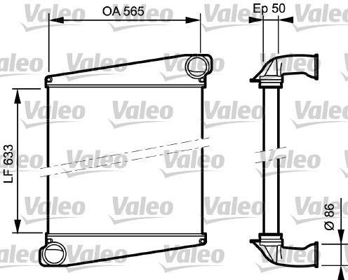 Intercooler, échangeur NEW ORIGINAL PART