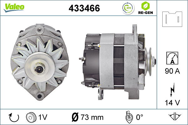 Alternateur VALEO RE-GEN REMANUFACTURED