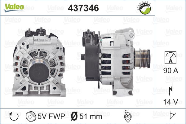 Alternateur VALEO RE-GEN REMANUFACTURED