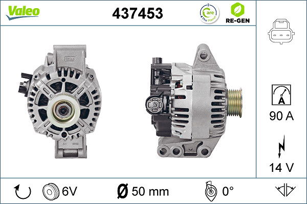 Alternateur VALEO RE-GEN REMANUFACTURED