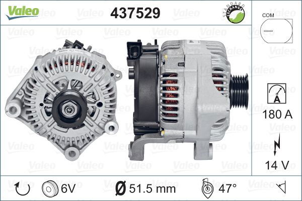 Alternateur VALEO RE-GEN REMANUFACTURED