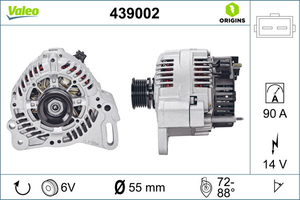 Alternateur VALEO ORIGINS NEW