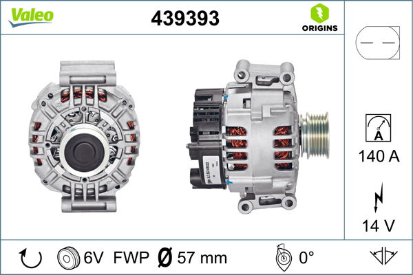 Alternateur VALEO ORIGINS NEW