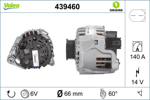 Alternateur VALEO ORIGINS NEW