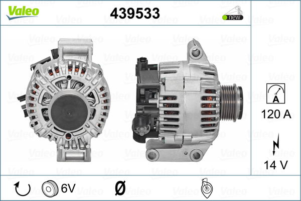 Alternateur VALEO ORIGINS NEW