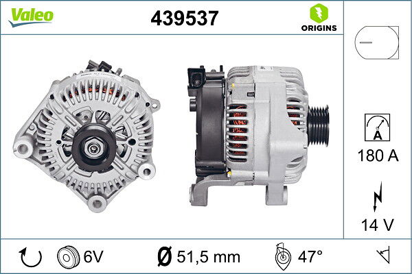 Alternateur VALEO ORIGINS NEW