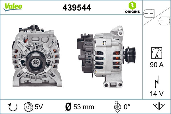 Alternateur VALEO ORIGINS NEW