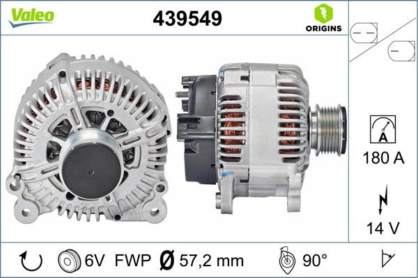 Alternateur VALEO ORIGINS NEW