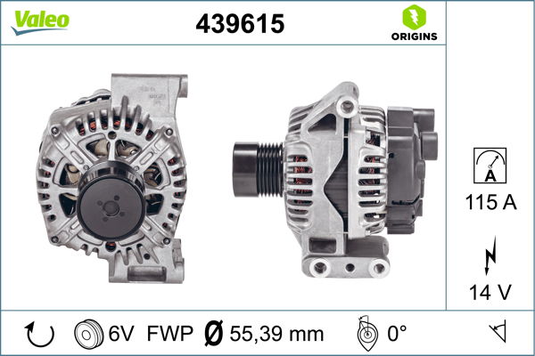 Alternateur VALEO ORIGINS NEW