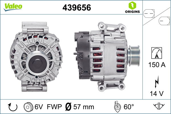 Alternateur VALEO ORIGINS NEW