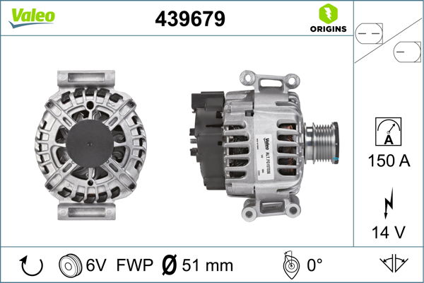 Alternateur VALEO ORIGINS NEW