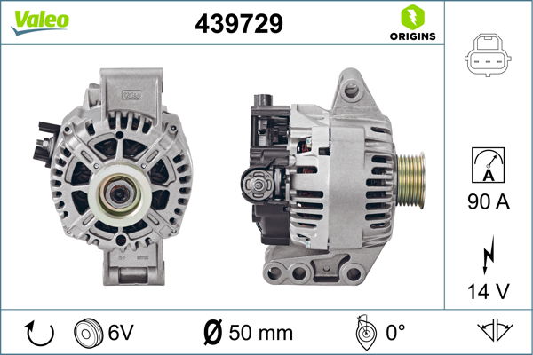 Alternateur VALEO ORIGINS NEW