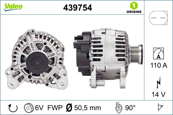 Alternateur VALEO ORIGINS NEW