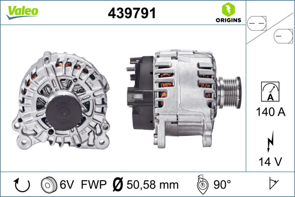 Alternateur VALEO ORIGINS NEW