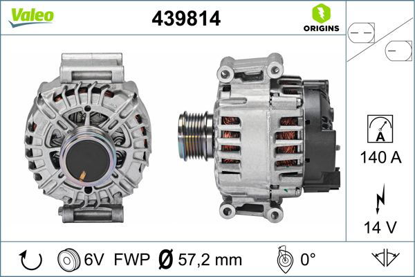 Alternateur VALEO ORIGINS NEW