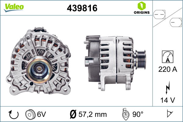 Alternateur VALEO ORIGINS NEW