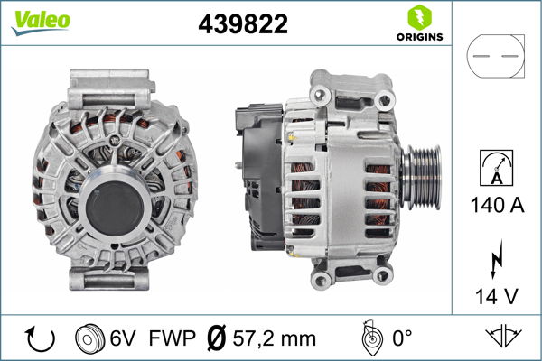 Alternateur VALEO ORIGINS NEW