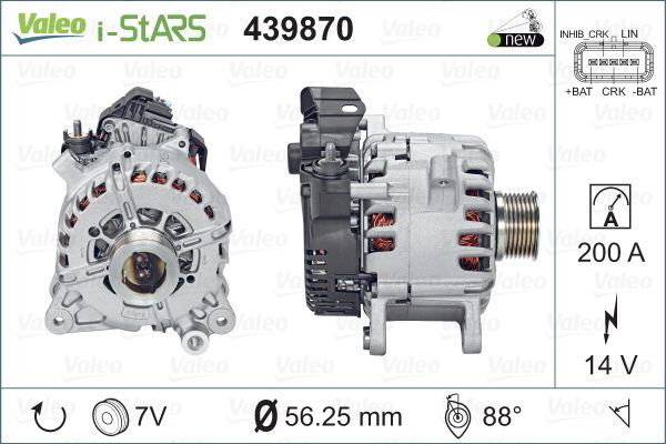 Alternateur VALEO ORIGINS NEW STOP&START