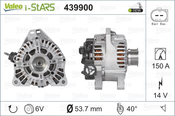 Alternateur VALEO ORIGINS NEW STOP&START