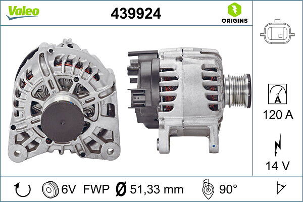 Alternateur VALEO ORIGINS NEW