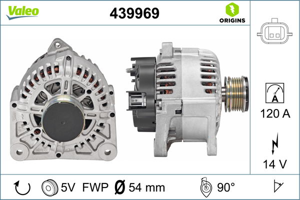 Alternateur VALEO ORIGINS NEW