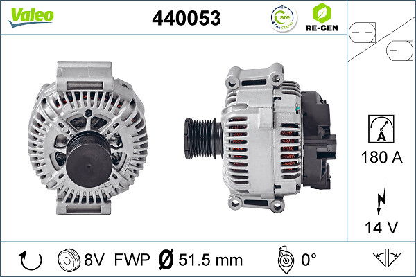 Alternateur VALEO RE-GEN REMANUFACTURED