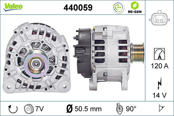 Alternateur VALEO RE-GEN REMANUFACTURED