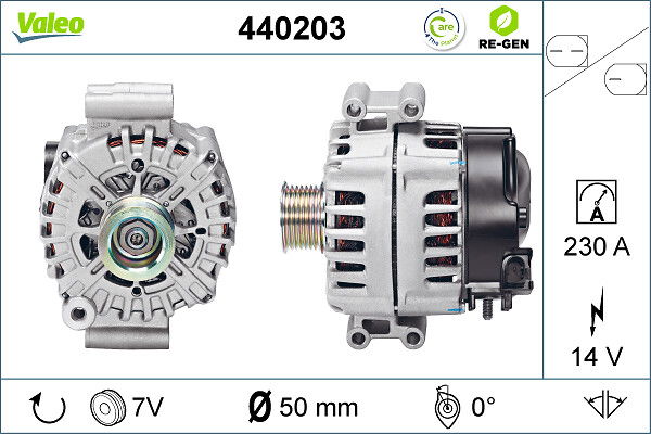 Alternateur VALEO RE-GEN REMANUFACTURED