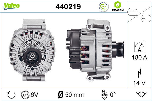 Alternateur VALEO RE-GEN REMANUFACTURED