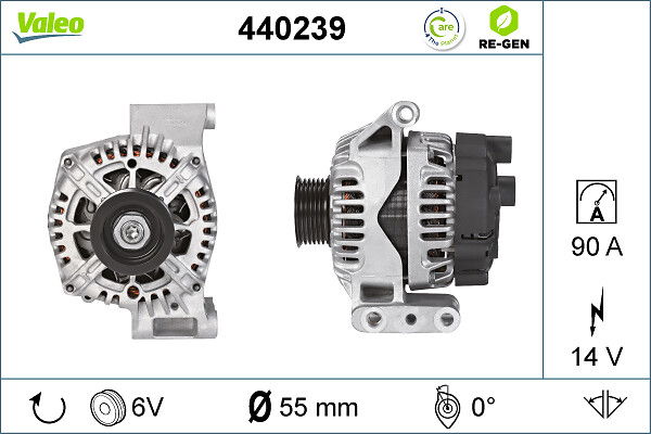 Alternateur VALEO RE-GEN REMANUFACTURED